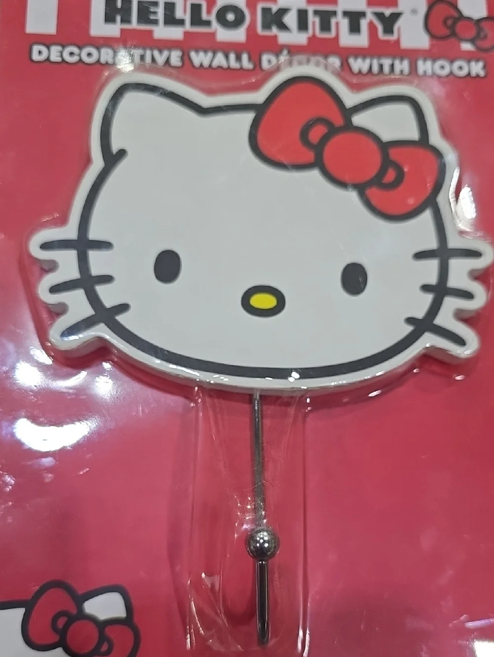 Hello Kitty Red & White Decorative Hook